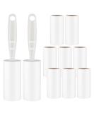 Lint roll 10 rollers (60 sheets each) with 2 rollers lint roll animal hair Extra sticky lint roller for clothing sofa bed cat hair dog hair and carpet lint roller animal hair remover - Buy Online on SooperMarket.com