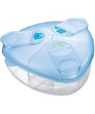 MAM Milk Formula Dispenser Milk Powder Dispenser Pot Stores 40 g Per Serving Milk Powder Storage Holds Three Servings Baby Milk Powder Box Blue (Designs May Vary) Blue Single - Buy Online on SooperMarket.com