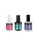 Mia Secret 3pc. UV Finish Gel Ultra Shine, Xtrabond Primer, Nail Prep - 0.5oz | High Gloss Nail Polish Set - Buy Online on SooperMarket.com