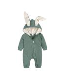 Winter Warm Rabbit Ear Hooded Romper for Newborn Baby 9-12 Months - Color 03 - Buy Online on SooperMarket.com