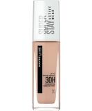 Maybelline New York waterproof make-up foundation with high opacity long-lasting facial make-up Super Stay Active Wear Color: No. 20 Cameo (light) 1 x 30 ml - Buy Online on SooperMarket.com