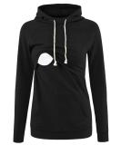 Love2Mi Women's Maternity Nursing Shirt - Layered Wrap Design - Black XL - Buy Online on SooperMarket.com