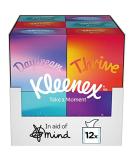 Kleenex Take a Moment Collection Tissues - 12 Cube Tissue Boxes - In Aid of Mind - Contains 4 Different Designs 12 Cubes (576 Tissues) - Buy Online on SooperMarket.com