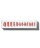 Static Nails Matte Rose Coffin Reusable Pop-On Manicure Set with Non-Damaging Glue - Fake Acrylic Press On Nails - Buy Online on SooperMarket.com