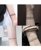 Everjoy Waterproof Temporary Tattoo Stickers - 10+ Black Boho Tribal Designs for Arm, Wrist, Leg Circle - Buy Online on SooperMarket.com