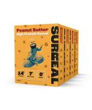 Surreal Peanut - High Protein Cereal - Low Sugar- Healthy Plant Based Cereal - High in Fibre - Low Carb - Gluten Free - Vegan - 13g of Protein 0g of Sugar - 240g per Box - 4 Pack (4 x Peanut) - Buy Online on SooperMarket.com