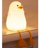 Ammonite Nursery Duck Night Light Cute Silicone Lamp for Kids Soft Silicone Kids Nursery Nightlight USB LED Touch Lamp Kids Bedroom Decor as Xmas Birthday Gifts for Boys Girls - Buy Online on SooperMarket.com