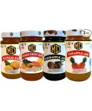 Seelans Superstore MD Jam Combo | Md Woodapple Jam 485G |Md Pineapple Jam 485G |Md Mix Fruit Jam 485G | Md Mango Jam 485G | Eat With Bread | Mouthwateringn Falvour | Fruit Jam | Srilankan Origin - Buy Online on SooperMarket.com