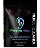 Piercing Site Cleaner Floss - USA-Made Aftercare for Ear, Belly, Nose, Nipple - Pack of 10 - Buy Online on SooperMarket.com