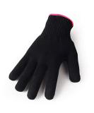 Heat Resistant Glove for Hair Styling, Curling Iron, Flat Iron and Curling Wand, Black, Pink Edge, 1 Piece - Buy Online on SooperMarket.com