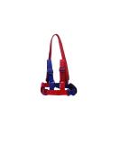 2-in-1 Toddler Leash & Harness for Child Safety - Anti Lost Wrist Link Walking Harness for Kids (Blue&Red) - Buy Online on SooperMarket.com