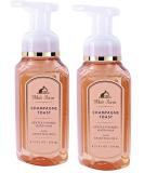 Bath and Body Works Gentle Foaming Hand Soap 8.75 fl oz (Pack of 2) (Champagne Toast) Unscented 8.75 Fl Oz (Pack of 2) - Buy Online on SooperMarket.com