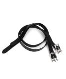 1 Pair Leather Spur Straps 50cm Long Leather Riding Straps with Stainless Steel Buckle for Horse Riding Control and Equestrian Needs - Buy Online on SooperMarket.com