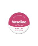 Vaseline Lip Therapy 20g with Rose & Almond Oil | Rosy Lips Pack of 6 - Moisturizing Petroleum Jelly for Soft Lips - Buy Online on SooperMarket.com