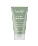 ManCave Sensitive Face Wash 125ml for Men with Cucumber Extract, White Tea & Aloe Vera | Dermatologically Tested, Vegan Friendly - Buy Online on SooperMarket.com