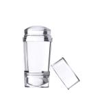 One Piece Clear Silicone Jelly Stamper With Scraper Clear Nail Art Jelly Stamper Nail Art Stamping Stamper for Manicure Tools Nail Art Stamper Scraper for DIY Nail Decor Stamper - Buy Online on SooperMarket.com