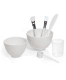 7-in-1 Face Mask Mixing Bowl Set | SPA Quality Tool Kit with Brushes Silicone Bowls Spatula & Measuring Tools for Flawless Skincare - Buy Online on SooperMarket.com