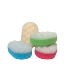 4 x massage sponge shower sponge bath sponge peeling sponge body peeling oval - Buy Online on SooperMarket.com