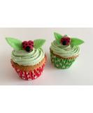 Holly Cupcakes 12 Cute Sugar Ladybirds & 12 Pretty Wafer Leaves - Buy Online on SooperMarket.com