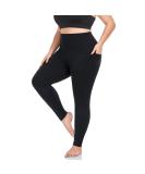 MOREFEEL Plus Size Leggings for Women with Pockets-Stretchy X-4XL Tummy Control High Waist Workout Black Yoga Pants XX-Large 01 Black - Buy Online on SooperMarket.com