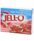 Jell-O Strawberry and Banana Sugar Free Gelatin Dessert 8.5g - Buy Online on SooperMarket.com
