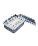 16 Grids Reptile Breeder Box - Professional Plastic Breeding & Hatching Incubator for Reptiles - Ideal for Snakes, Lizards, Turtles, and Geckos - Includes Eggs Tray - 6.6 x 4.8 x 2.4 inches - Buy Online on SooperMarket.com