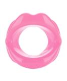 Lip Trainer Oral Exerciser Silicone Mouth Muscle Tightener and Anti-Wrinkle Tool - Pink - Buy Online on SooperMarket.com