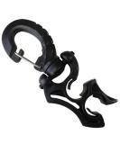 Scuba Diving Double Hose Holder with Clip Black - Buy Online on SooperMarket.com