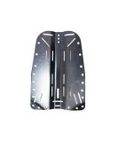 Scuba Choice Tech Diving Aluminum Black Backplate - Lightweight and Durable - Buy Online on SooperMarket.com