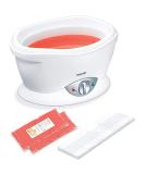 Beurer MP70 Paraffin Wax Bath | For supple & soft skin on your hands feet and elbows | Promotes deeper absorption of moisture and nutrients| Includes 2 x 450g of scented paraffin wax + plastic foils - Buy Online on SooperMarket.com