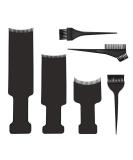 6 Pcs Balayage Board With Teeth,Balayage Highlighting Board Board And Brush Kit,Hair Foils for Hair Color,Hair Dye Board for Hair Coloring Dyeing - Buy Online on SooperMarket.com