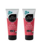 All Good Baby & Kids SPF 30 Sunscreen Lotion - Zinc Oxide - Coral Reef Friendly - 2-Pack 3 Fl Oz - Buy Online on SooperMarket.com