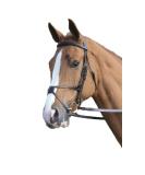 Shires Aviemore/Velociti Mexican Bridle - Full Size Havana - Premium Quality Equestrian Gear for International Shipping - Buy Online on SooperMarket.com
