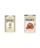 Eat Wholesome Organic Green Lentils 400g (Pack of 12) & Eat Wholesome Organic Chopped Tomatoes 400g (Pack of 12) - Buy Online on SooperMarket.com