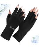 Buy MelodySusie Premium UV Gloves for Nails - Professional UPF 99+ Protection Cool Fabric Fingerless Anti-UV Glove for Manicures - Protect Your Hands from UV Harm - Buy Online on SooperMarket.com