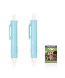 Nepfaivy Ticks for Dogs Cats & Humans - 2 Set Tick Tweezers for Safe Removal of Ticks of Every Size - Simple & Effective Solutions for Pets and Kids - Buy Online on SooperMarket.com