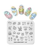 Alexnailart IM007 Nail Stamping Plate - Baby Toy Feeding Bottle Design for DIY Nail Art - Buy Online on SooperMarket.com
