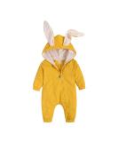 Kids Tales Newborn Baby Winter Rabbit Ear Hooded Romper - Size 6-9 Months, Color 04 - Buy Online on SooperMarket.com