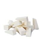 40pcs White Triangle Makeup Wedges - Premium Cosmetic Sponges for Flawless Foundation Application | Beauty Tools for Professional Makeup - Buy Online on SooperMarket.com