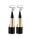 Aaiffey Gel Eyeliner Set - Waterproof Smudge Proof Eye-liner Pencil for Women - Long-Lasting Matte Black/Brown (04 Black + 03 Brown) - Buy Online on SooperMarket.com
