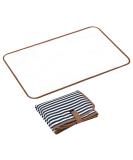 Lekebaby Portable Changing Mat Nappy Changing Mat Foldable Baby Changing Mat Travel Changing Mat Portable Baby Change Mat Blue Striped Blue Stripes - Buy Online on SooperMarket.com