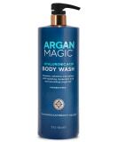 Argan Magic Hyaluronic Acid Body Wash - Hydrating Cleanser with Argan Oil | Paraben & Cruelty Free (32 Fl Oz - Buy Online on SooperMarket.com