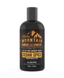 Cedar Spice All-In-One Shower Wash – Shampoo, Body Wash, Conditioner, Face Wash & Beard Wash with Essential Oils - 8 oz by Rocky Mountain Barber Company - Buy Online on SooperMarket.com