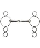 Harry's Horse Four-Ring Bridle with 3 Extra Rings - 19mm Size 13.5 | International Shipping Available - Buy Online on SooperMarket.com