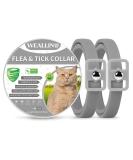 WEALLIN 2PC Grey Cats Repellent Collars - Strong and Long-Lasting Deterrence, Water-Resistant & Adjustable - Buy Online on SooperMarket.com