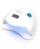 SUNUV 48W UV LED Nail Lamp for Gel Polish Manicure and Pedicure - Professional Dryer with Sensor and 4 Timers - Valentine Gift for Girls Women - Buy Online on SooperMarket.com