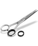 Premium 13cm Beard Scissors - Stainless Steel Hair Scissors with One-Sided Micro-Serration for Precision Grooming - International Shipping Available - Buy Online on SooperMarket.com