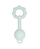 Smarbore Silicone Baby Teething Toy for Babies 0-12 Months - Nude Green Rattle & Teether for Sensory Exploration and Pain Relief - Buy Online on SooperMarket.com
