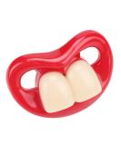 Mouth Pacifier Funny Soft Silica Gel Laughing Red Lip Pacifier for Babies Kids - Two Teeth Soother Accessory - Buy Online on SooperMarket.com
