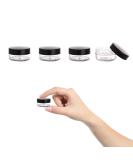 Sample Pots for Cosmetics 4 PCS 10 Gram Small Pots with Lids Make up Pots Little Pots with Lid Sample Jars with Lids Plastic Makeup Sample Containers BPA Free Makeup Pot - Buy Online on SooperMarket.com